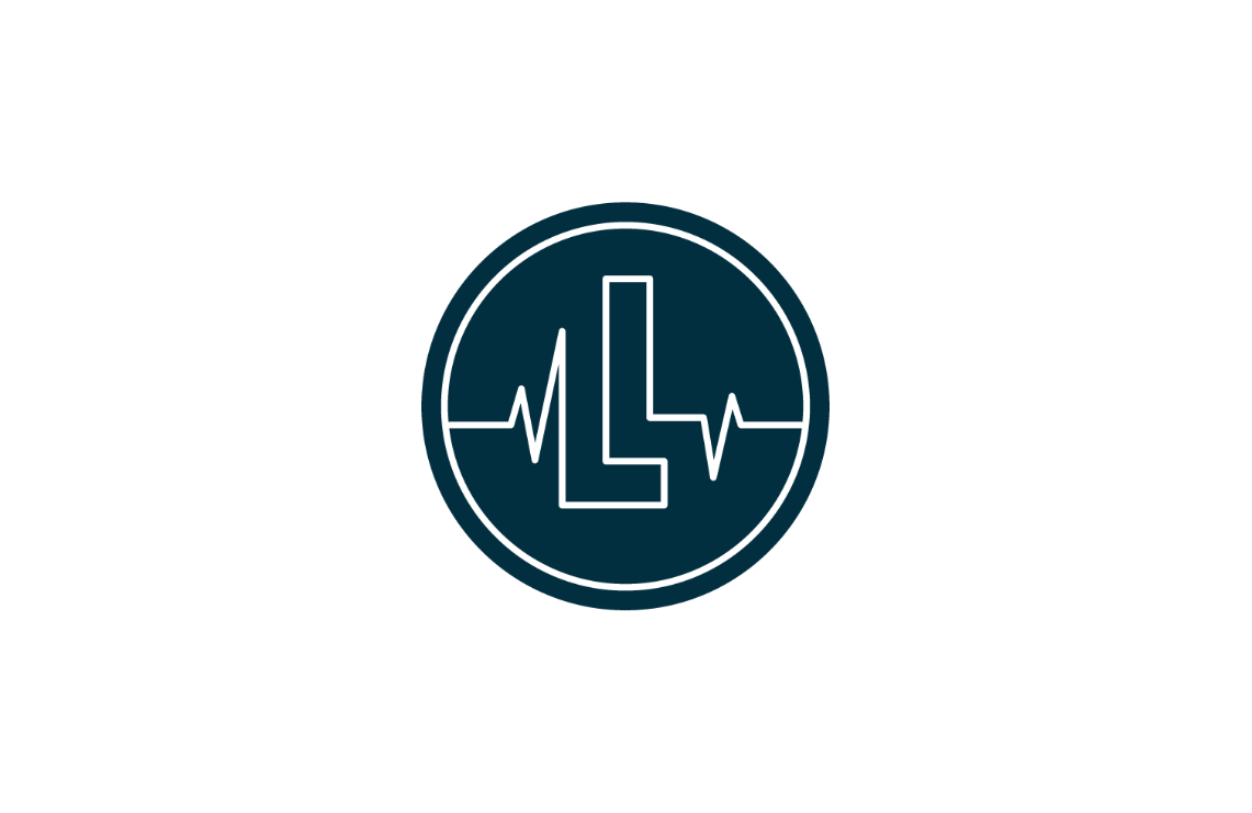 custom creative brand mark logo design for LifeLine Apparel charity and clothier by illustrator, artist and freelance graphic designer Rick Martin